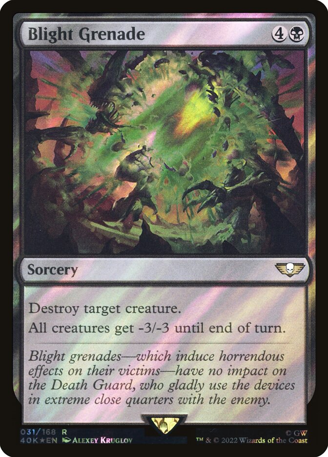 Blight Grenade card front