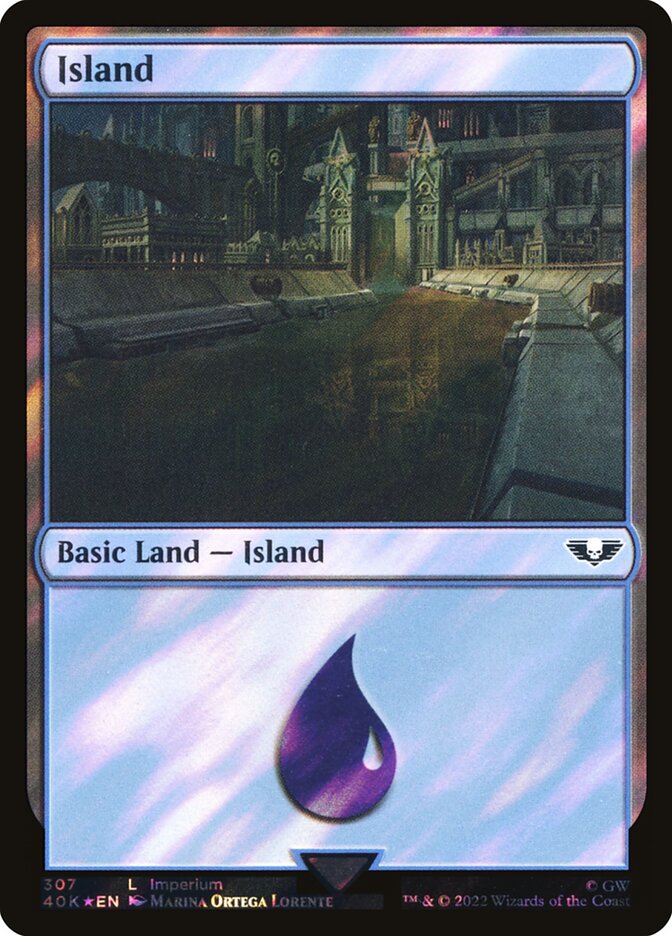 Island card front