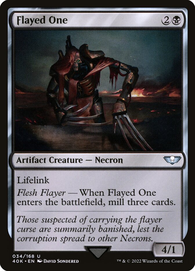 Flayed One card front