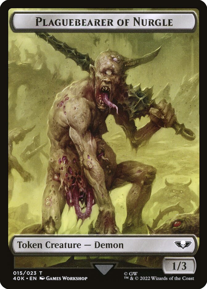 Plaguebearer of Nurgle card front