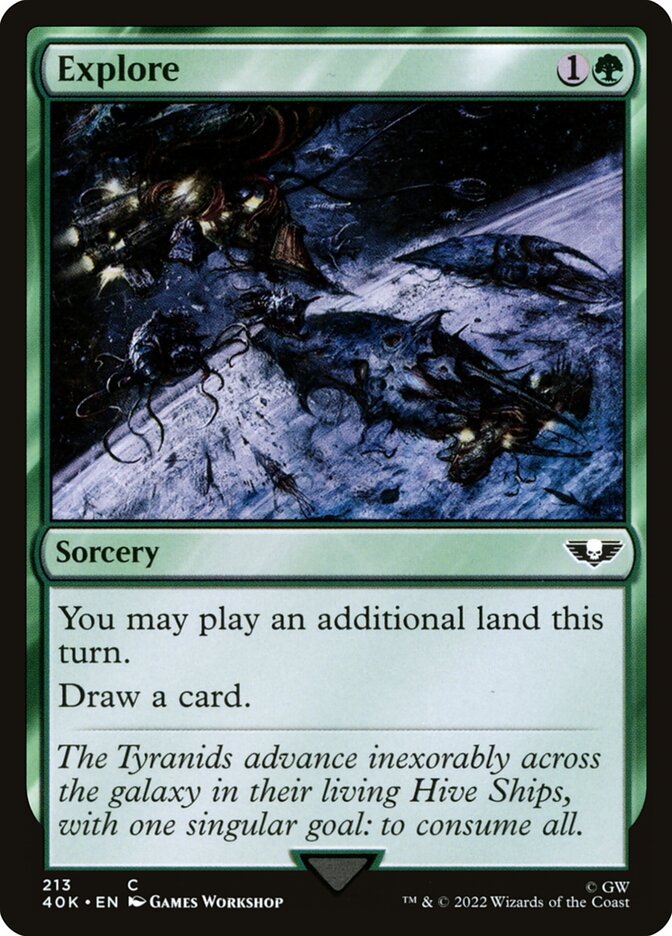 Explore card front