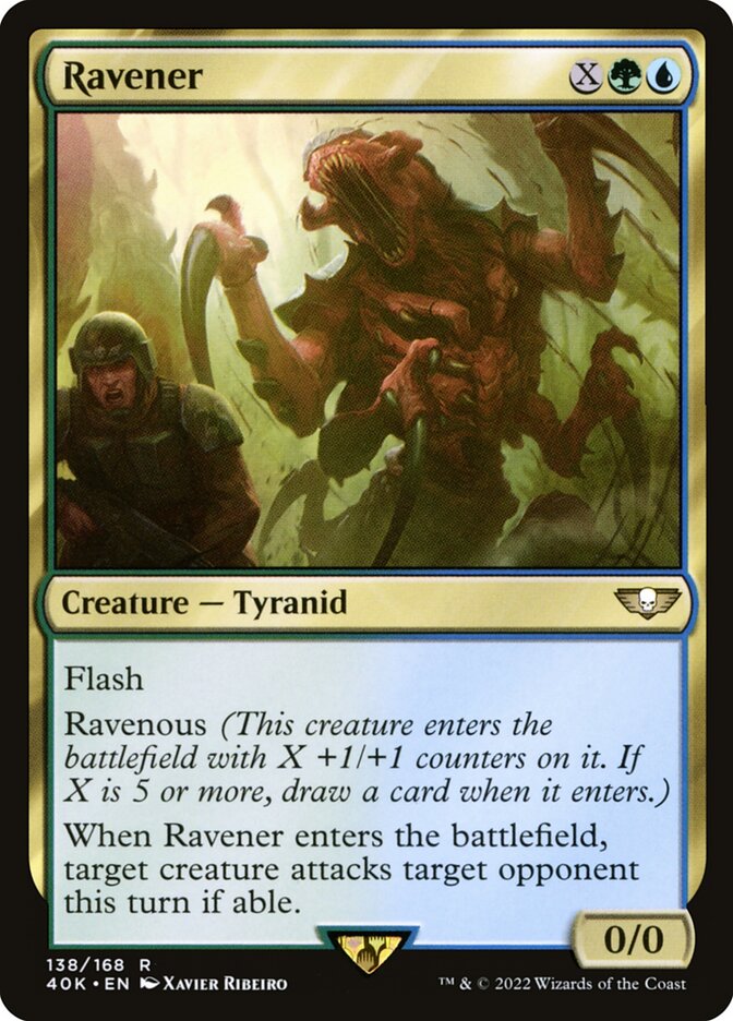 Ravener card front