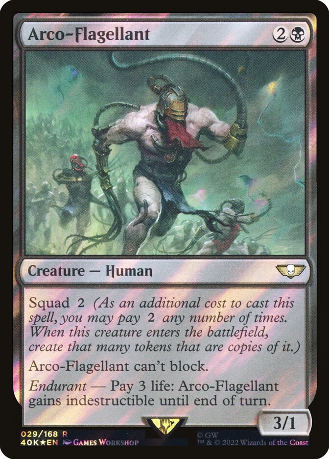 Arco-Flagellant card front
