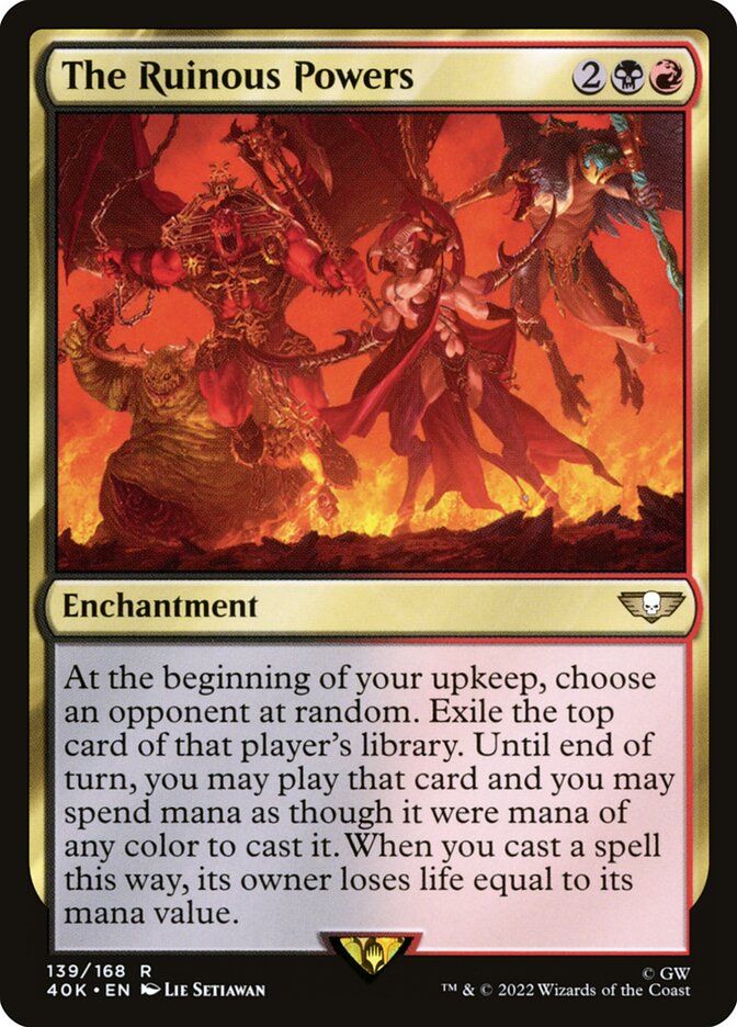 The Ruinous Powers card front