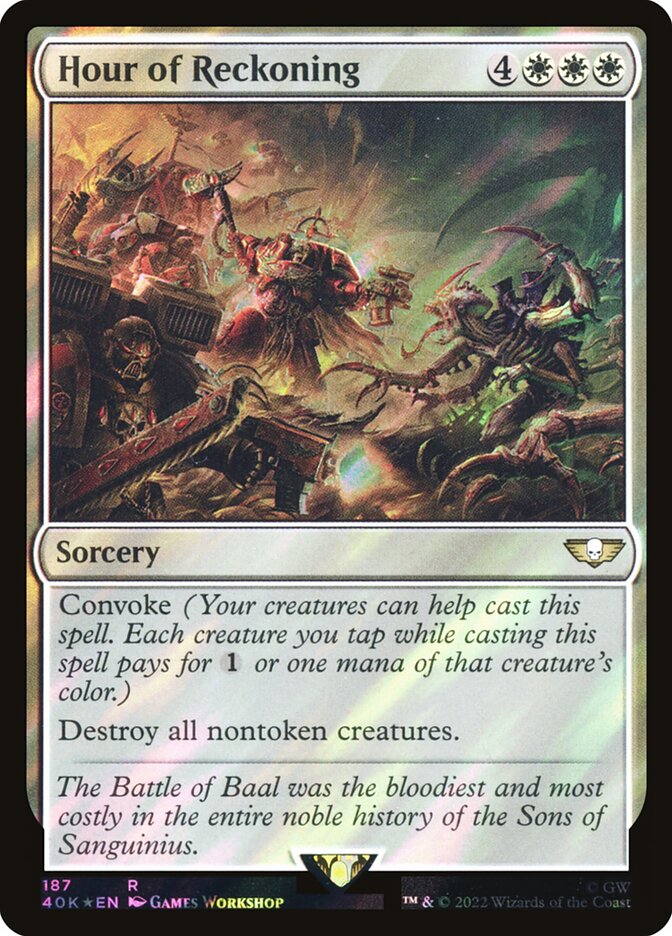 Hour of Reckoning card front