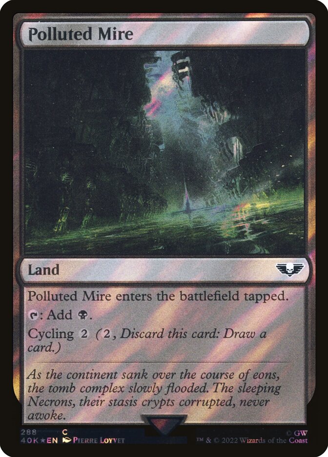Polluted Mire card front