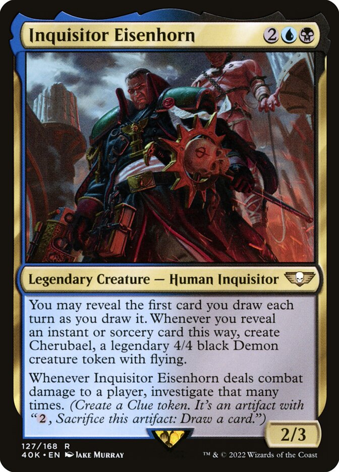 Inquisitor Eisenhorn card front