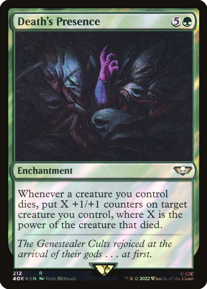 Death's Presence card front