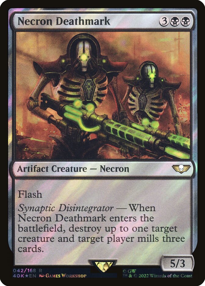 Necron Deathmark card front