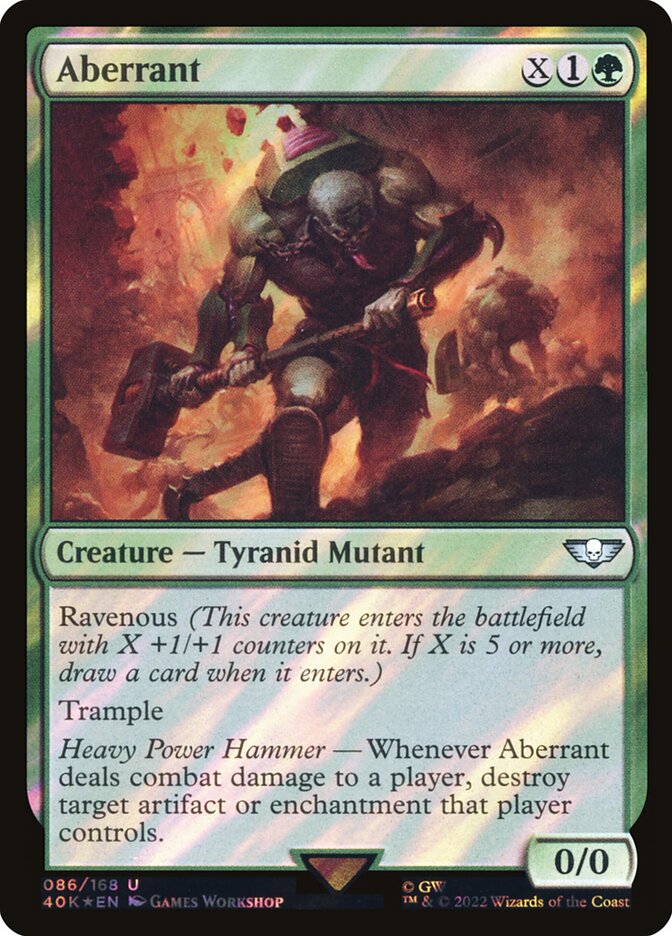 Aberrant card front