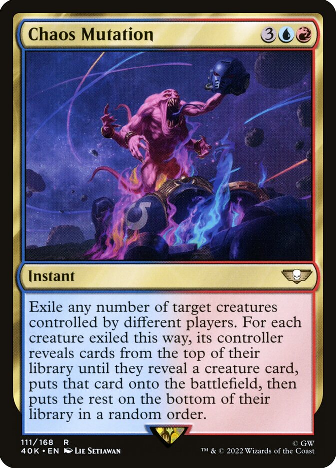 Chaos Mutation card front