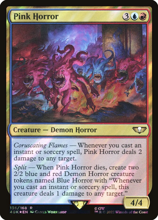 Pink Horror card front