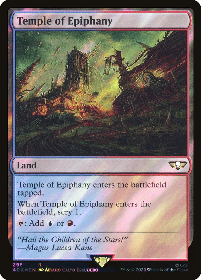 Temple of Epiphany card front