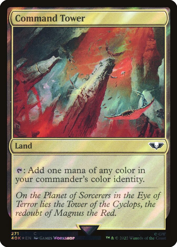Command Tower card front