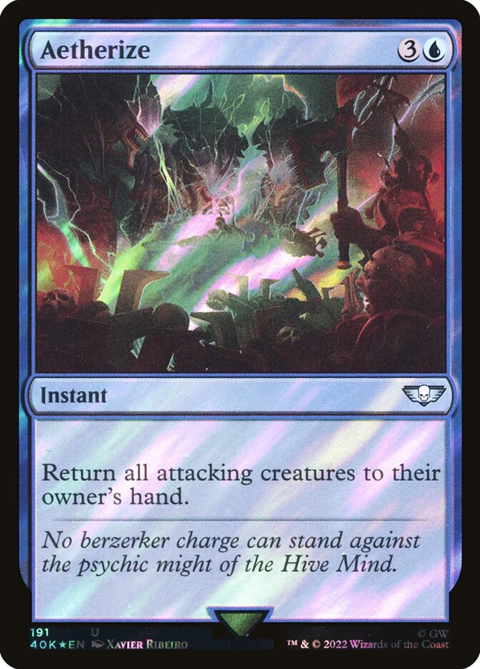 Aetherize card front