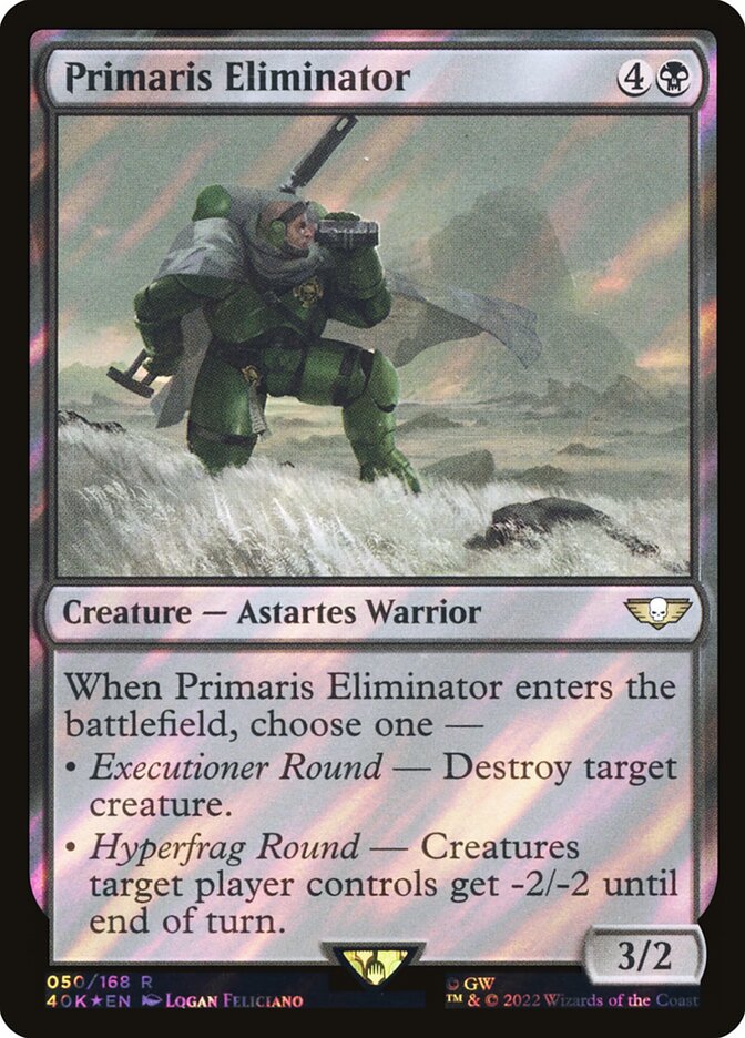 Primaris Eliminator card front