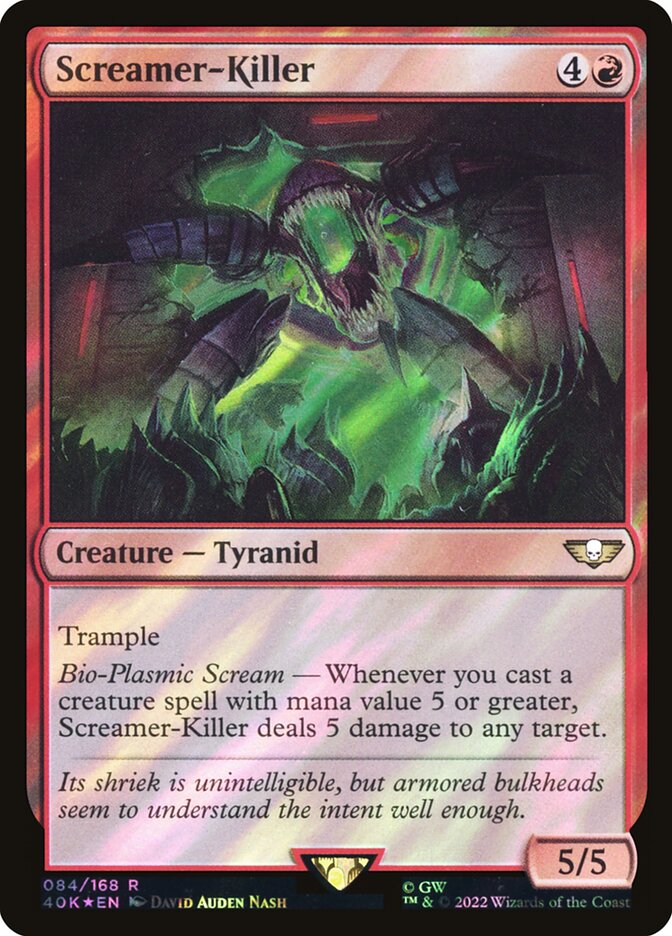 Screamer-Killer card front