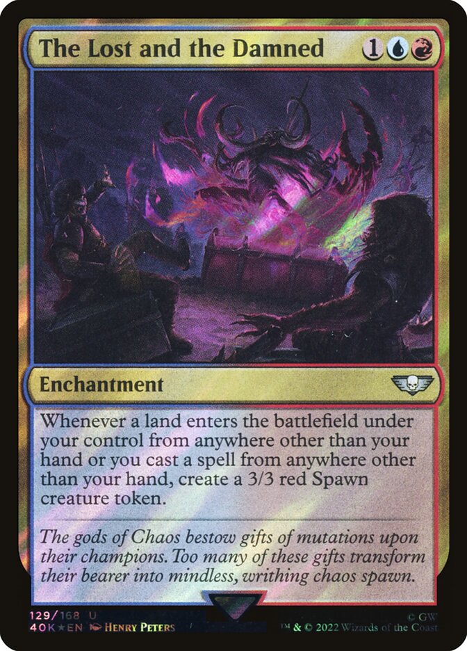 The Lost and the Damned card front