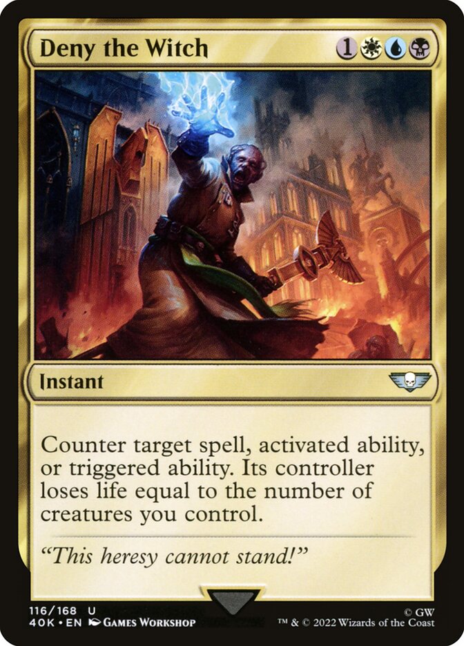 Deny the Witch card front