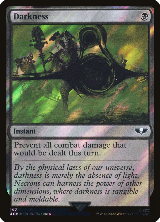 Darkness card front