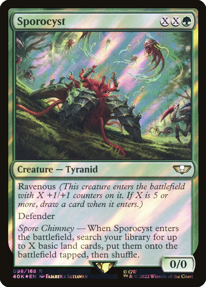 Sporocyst card front