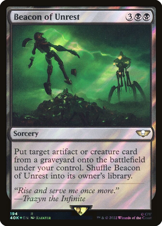 Beacon of Unrest card front