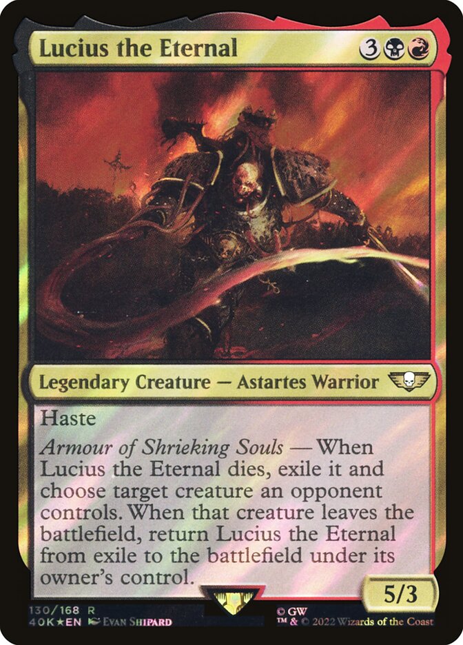Lucius the Eternal card front