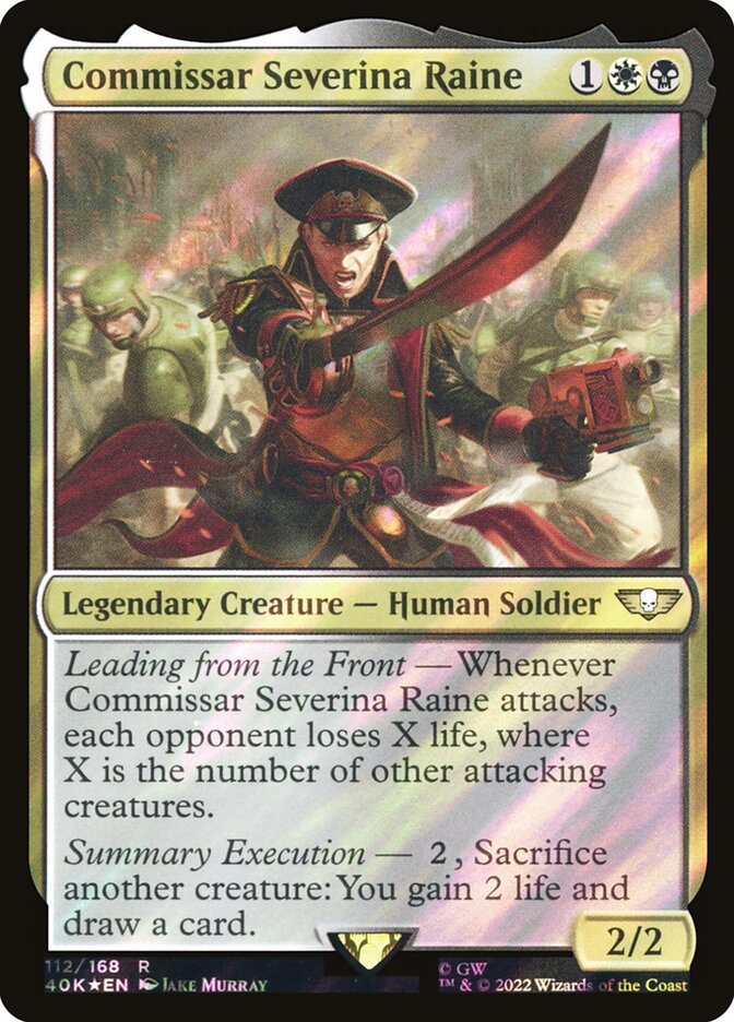 Commissar Severina Raine card front