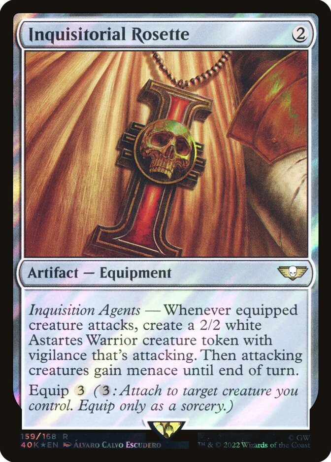 Inquisitorial Rosette card front