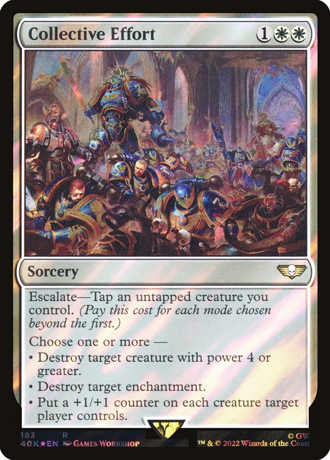 Collective Effort card front