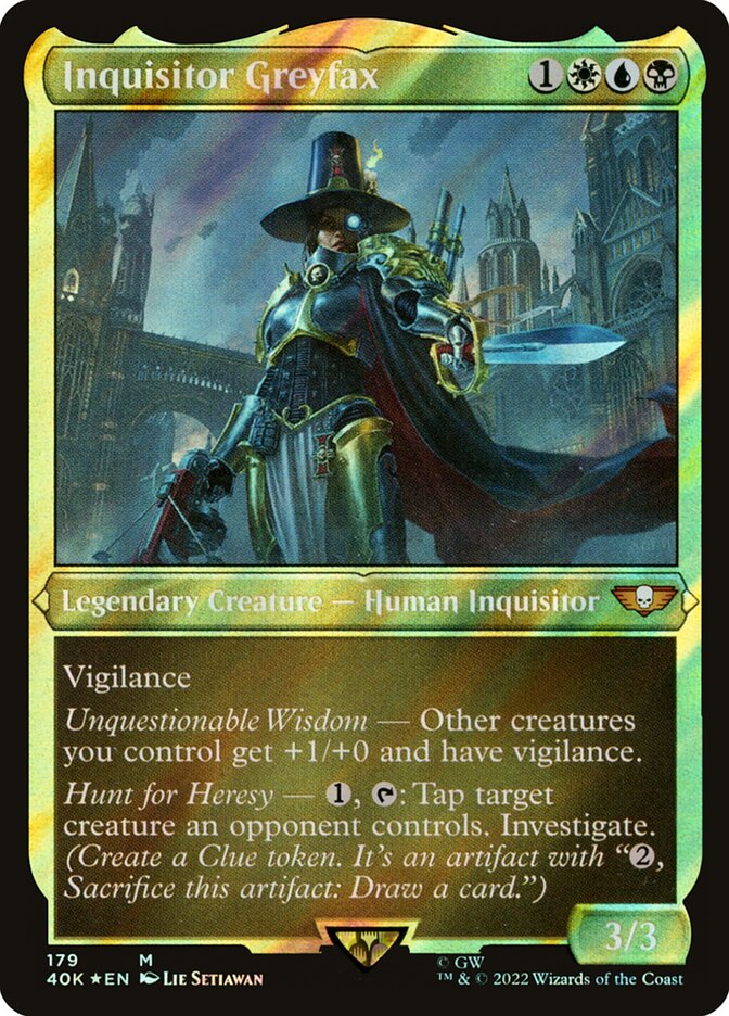 Inquisitor Greyfax card front