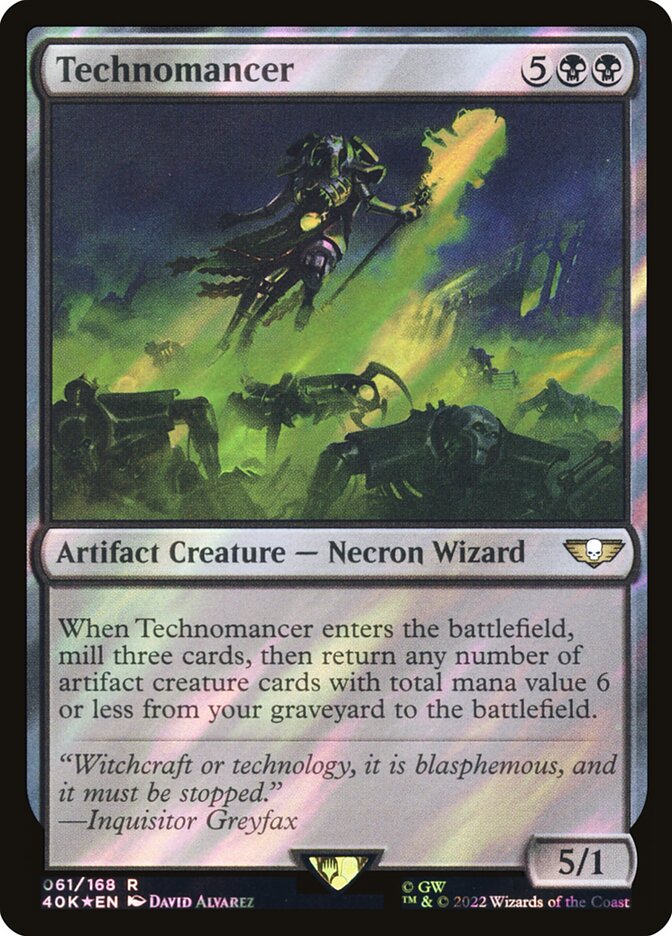 Technomancer card front