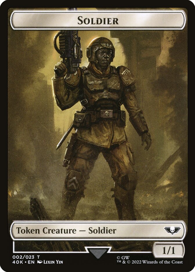 Soldier card front