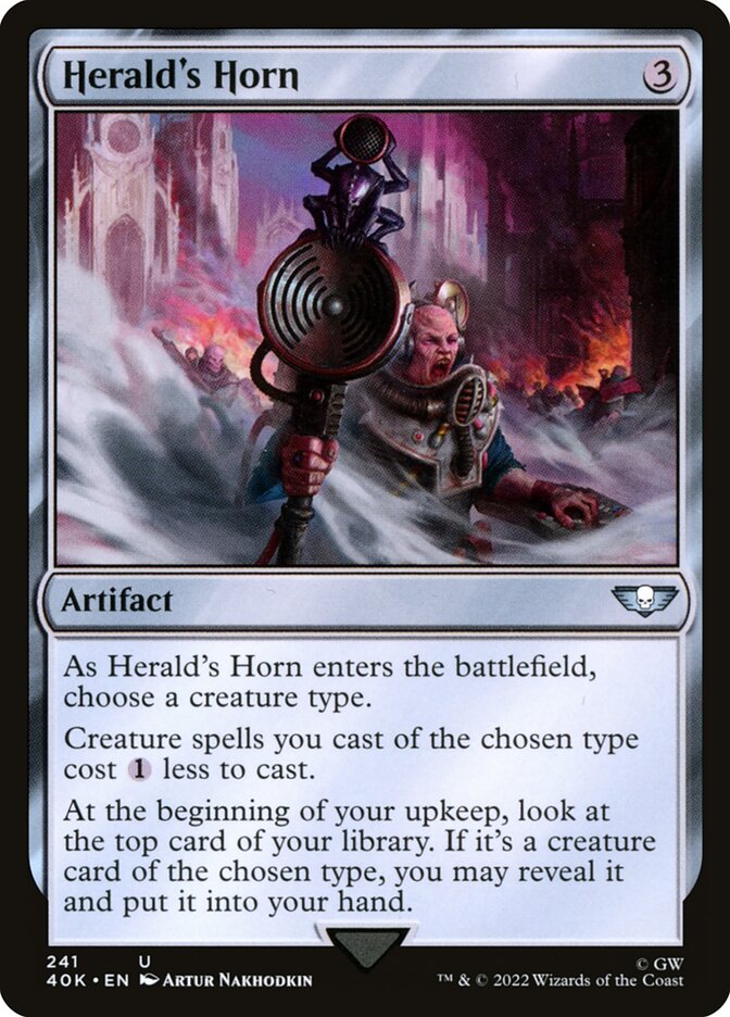 Herald's Horn card front