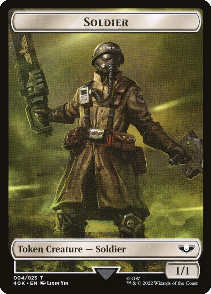 Soldier card front