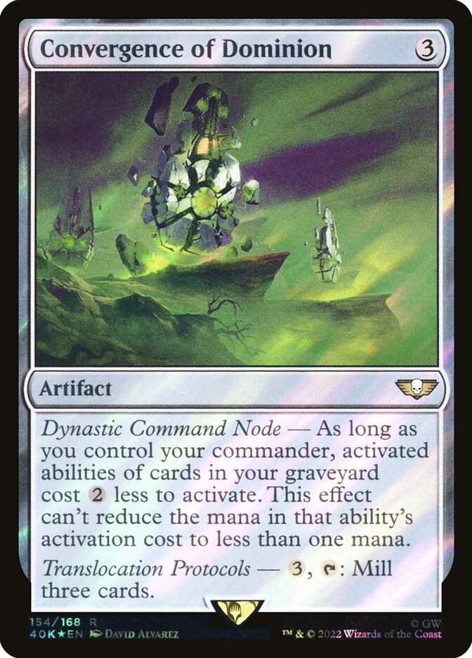 Convergence of Dominion card front