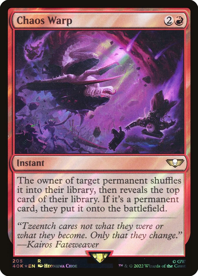 Chaos Warp card front