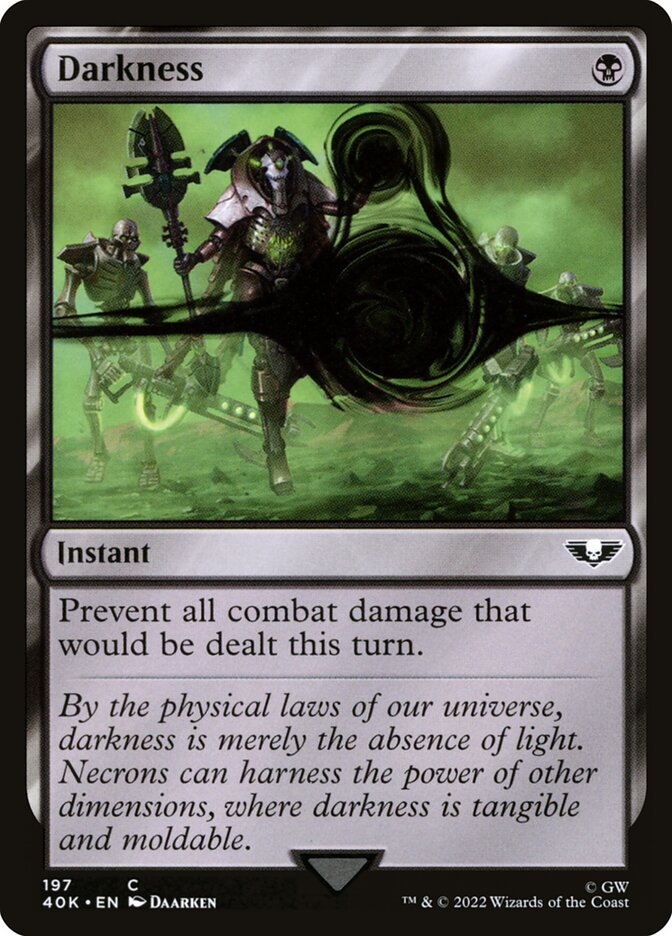 Darkness card front