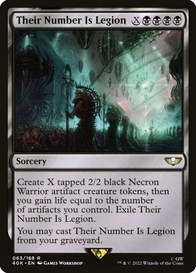 Their Number Is Legion card front