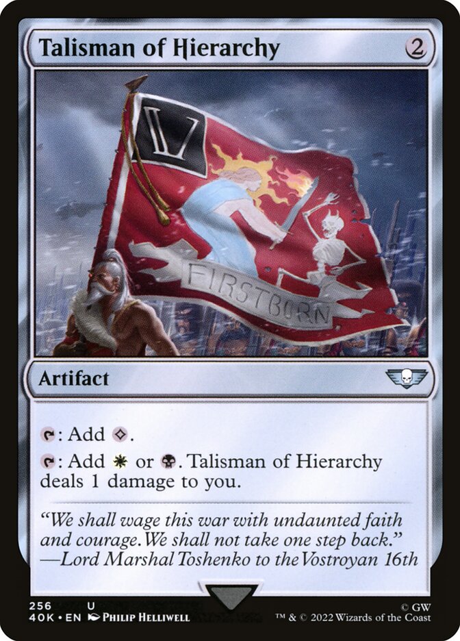 Talisman of Hierarchy card front