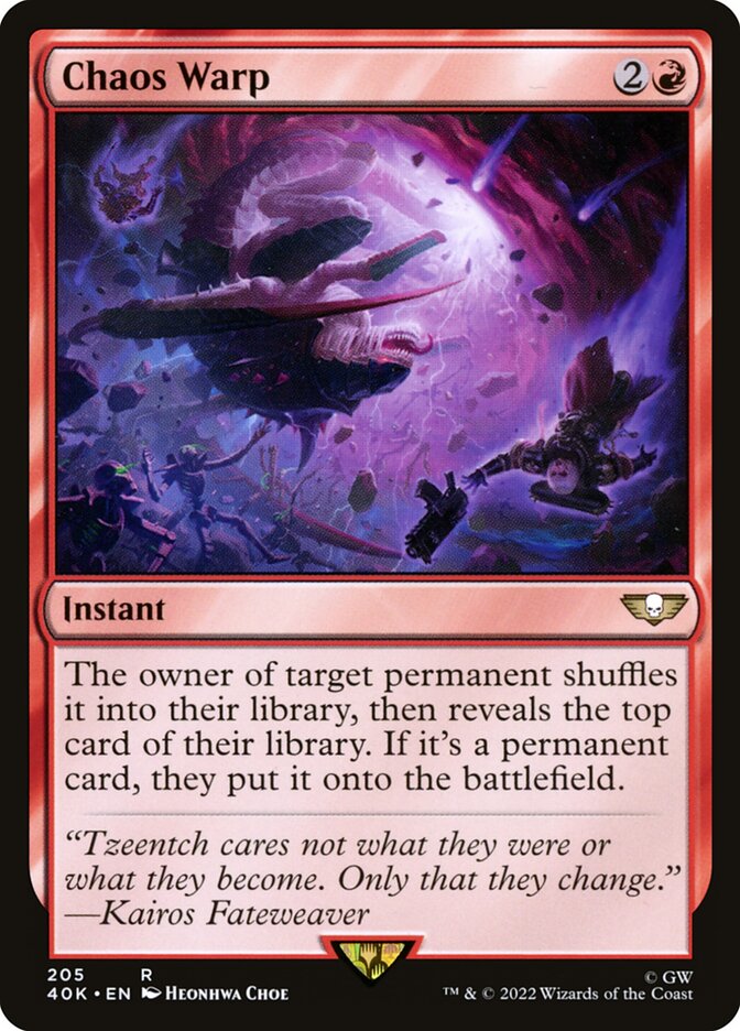 Chaos Warp card front