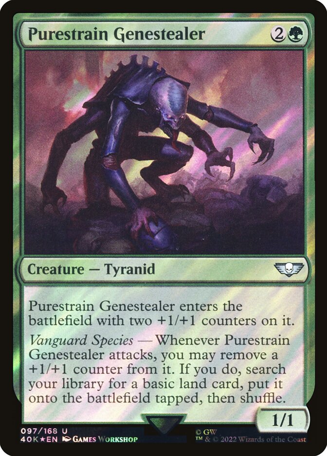Purestrain Genestealer card front