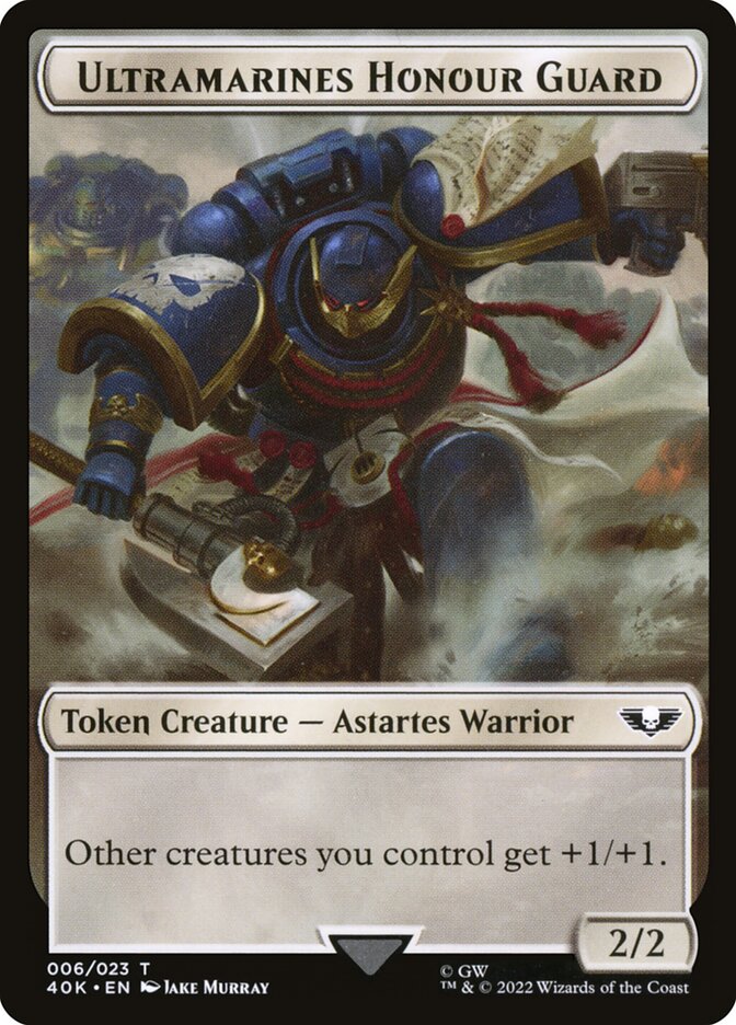 Ultramarines Honour Guard card front