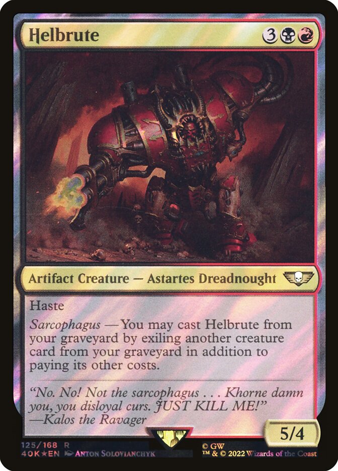 Helbrute card front