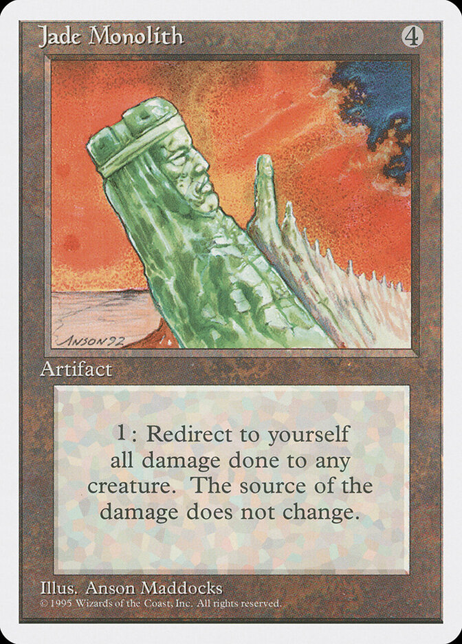 Jade Monolith card front