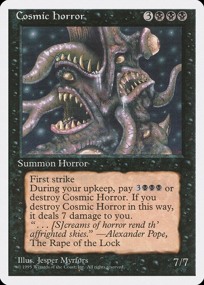 Cosmic Horror card front