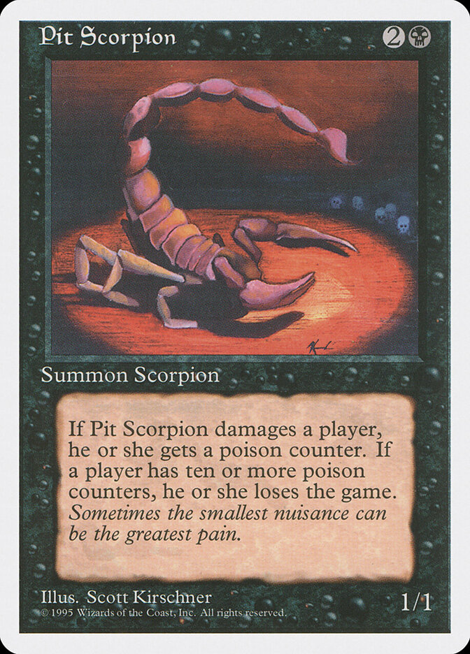 Pit Scorpion card front