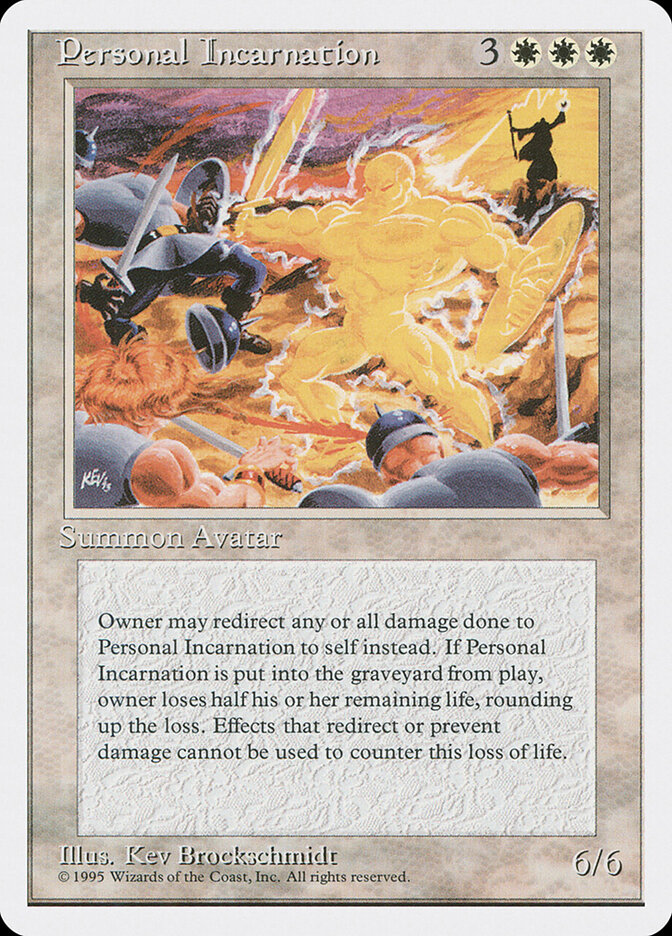 Personal Incarnation card front