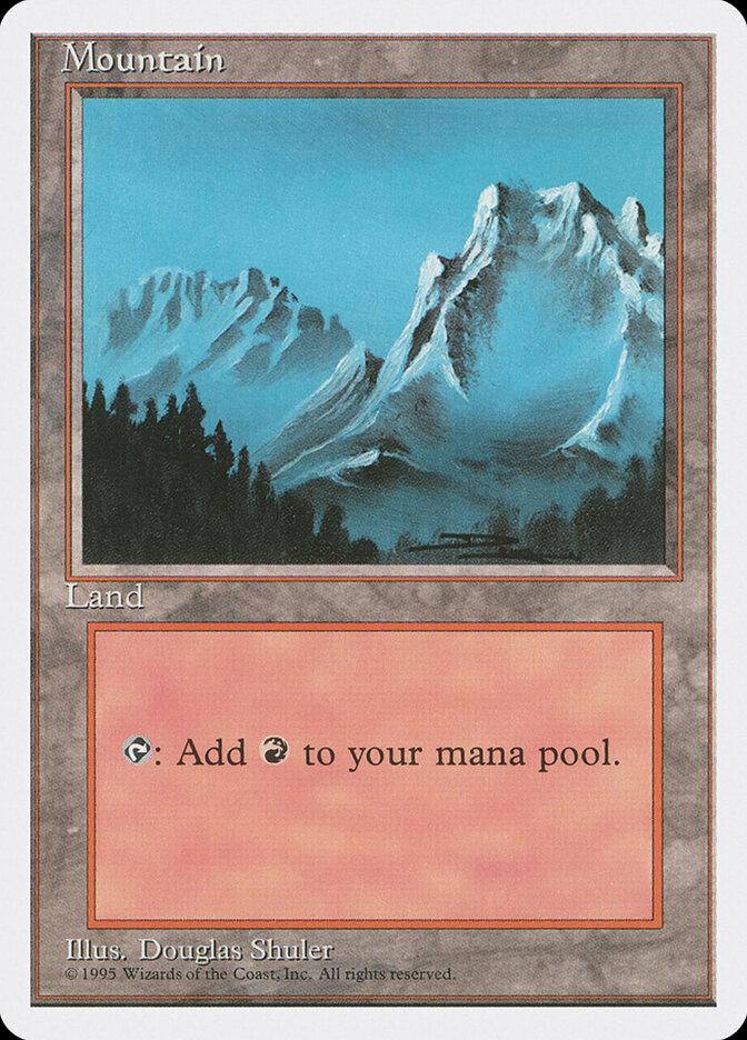 Mountain card front