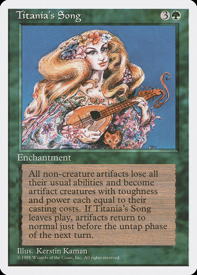Titania's Song card front
